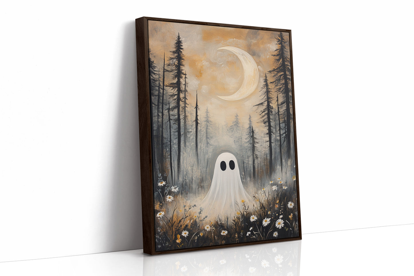 AL0318 - Premium Art Print - Brown Framed Canvas image 1