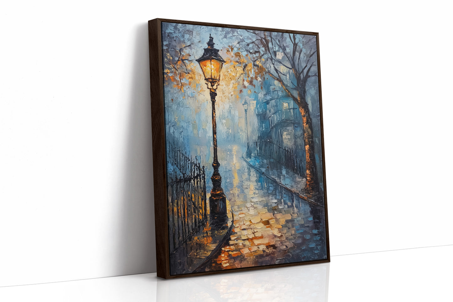 AL0727 - Premium Art Print - Brown Framed Canvas image 1