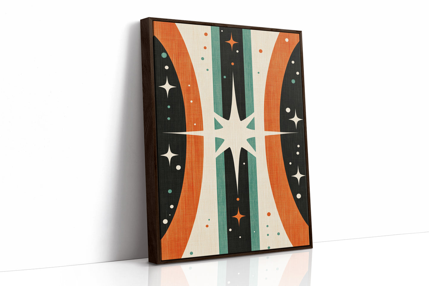 AL0734 - Premium Art Print - Brown Framed Canvas image 1