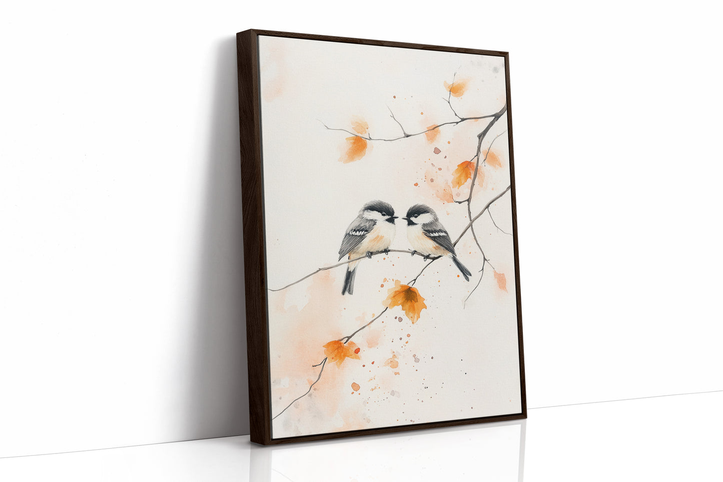 AL0756 - Premium Art Print - Brown Framed Canvas image 1