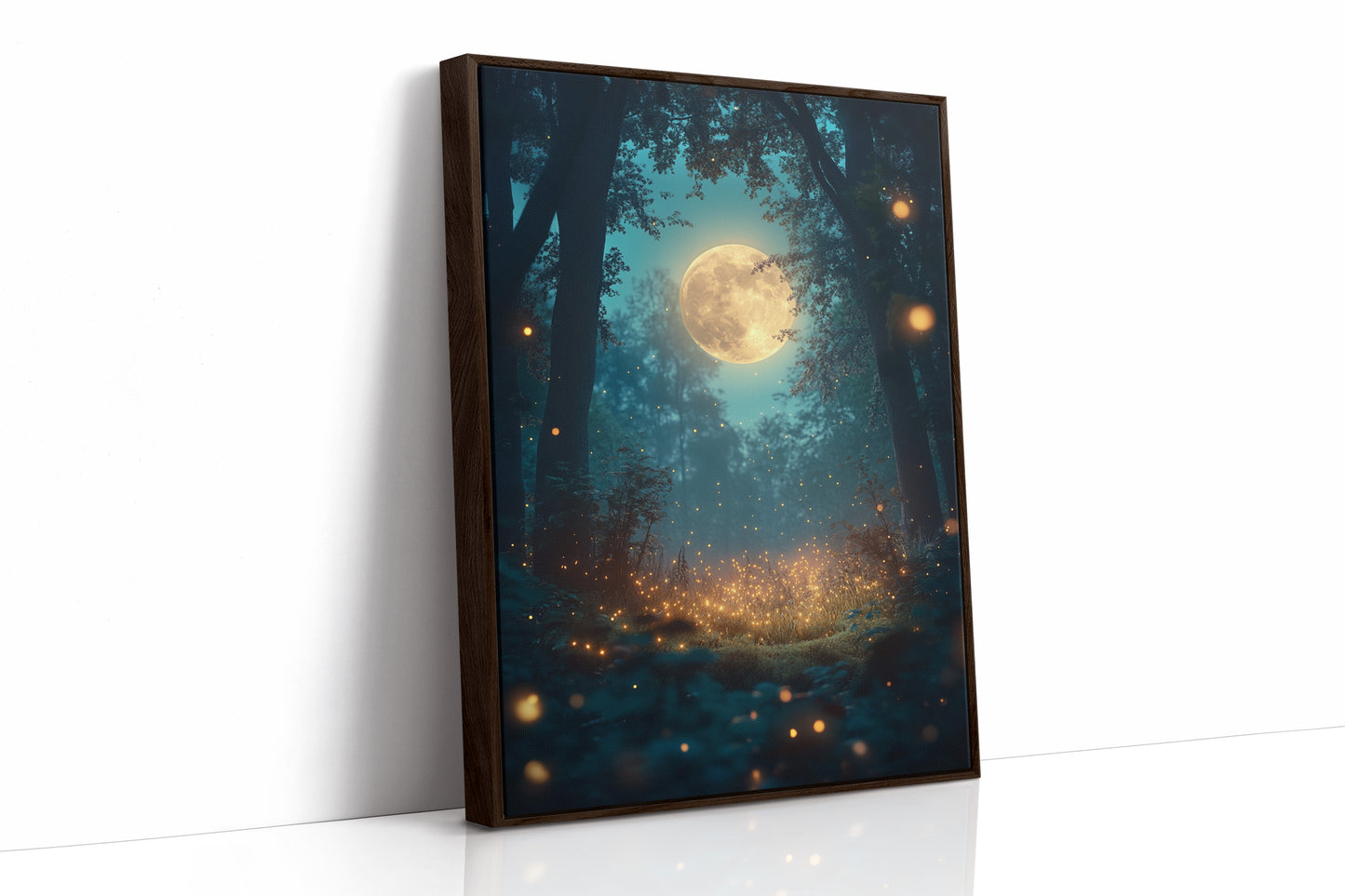 AL0769 - Premium Art Print - Brown Framed Canvas image 1