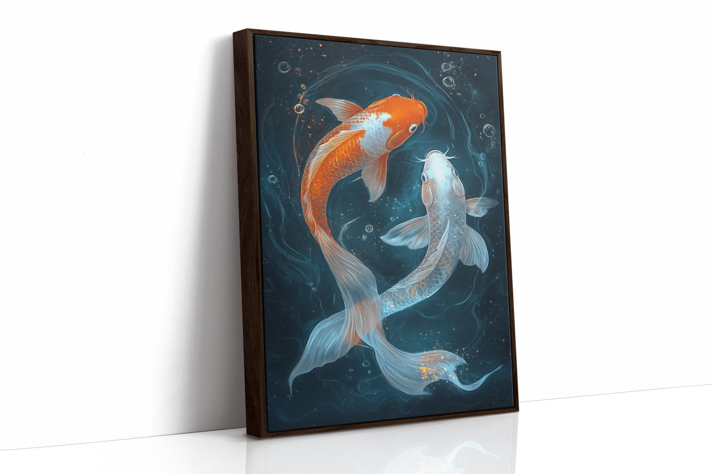 AL0772 - Premium Art Print - Brown Framed Canvas image 1