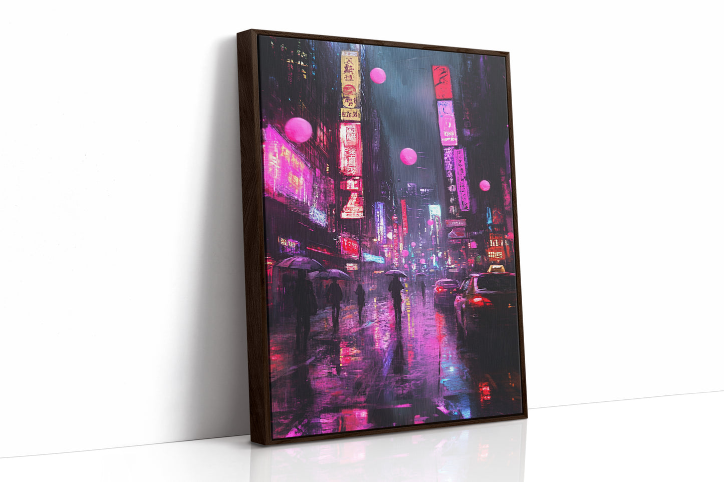 AL0774 - Premium Art Print - Brown Framed Canvas image 1