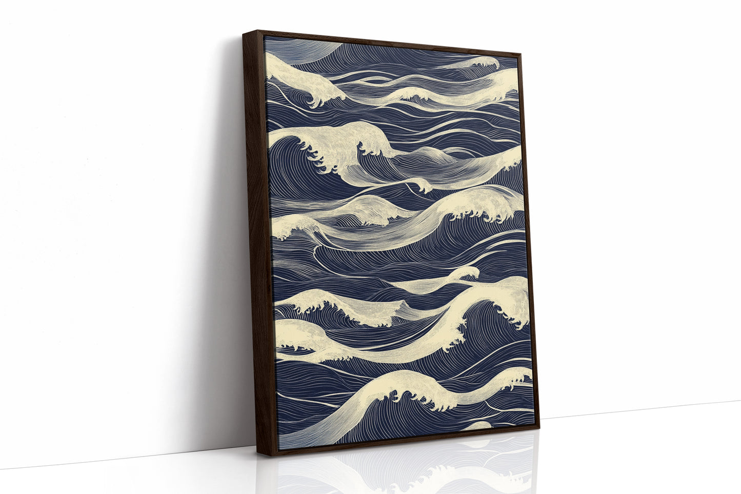 AL0784 - Premium Art Print - Brown Framed Canvas image 1