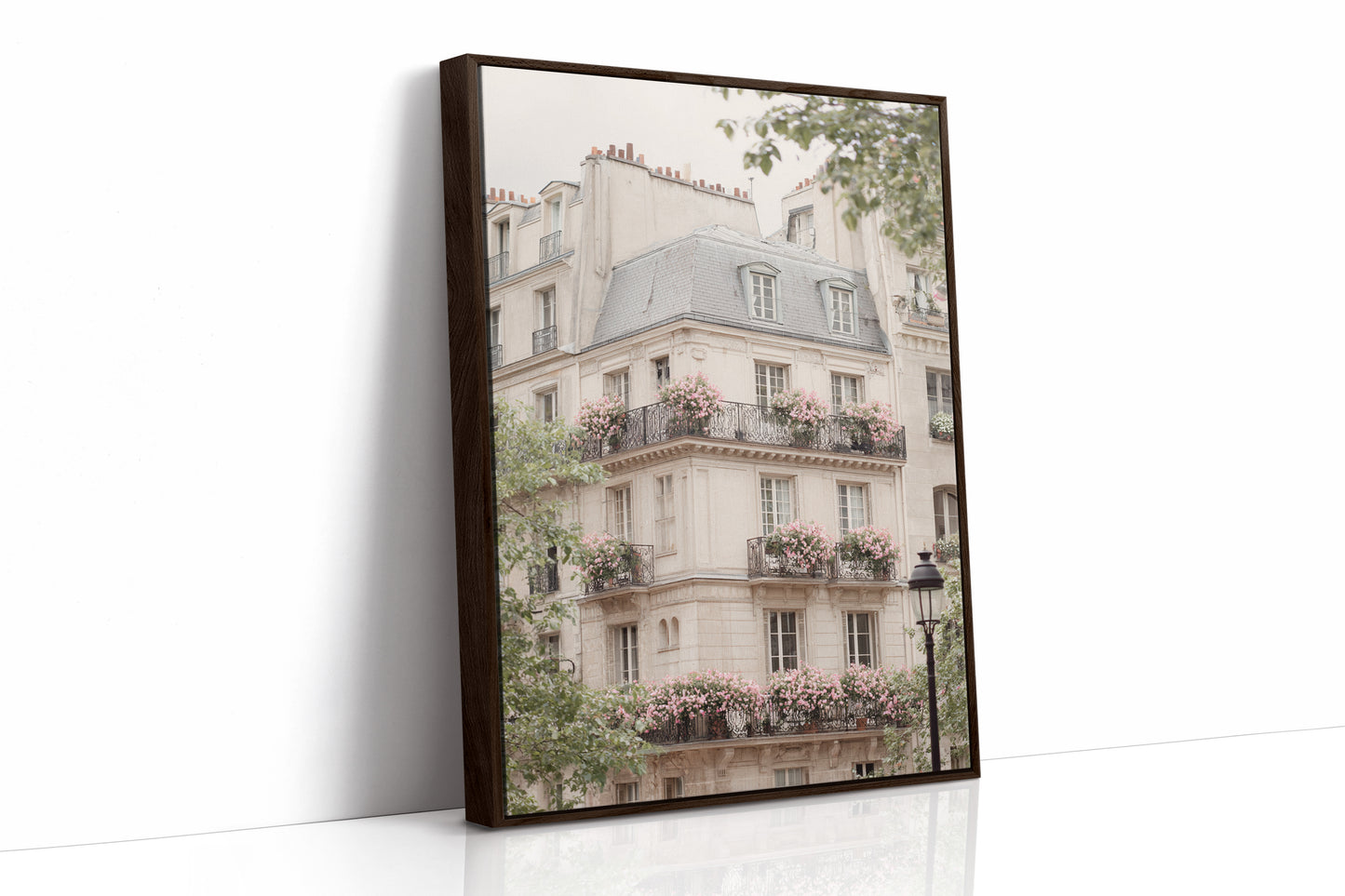 AL1890 - Premium Art Print - Brown Framed Canvas image 1