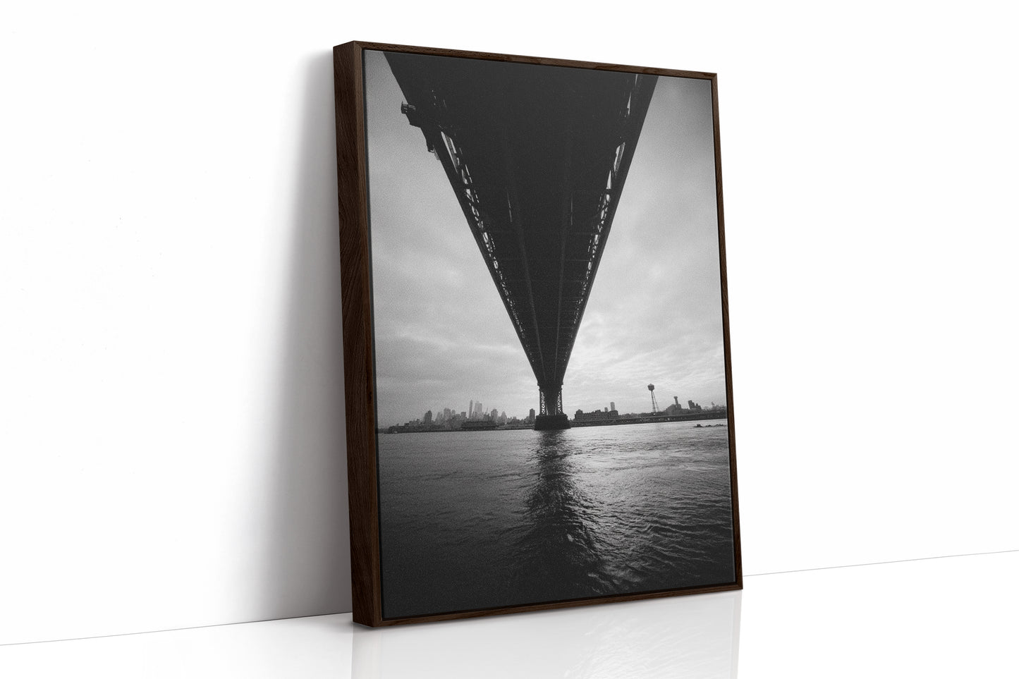 AL1883 - Premium Art Print - Brown Framed Canvas image 1