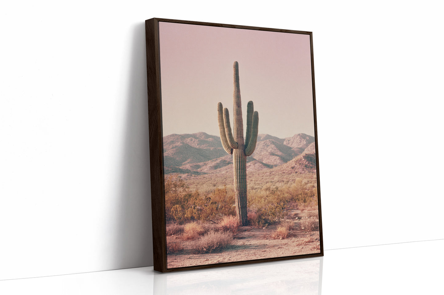 AL1850 - Premium Art Print - Brown Framed Canvas image 1