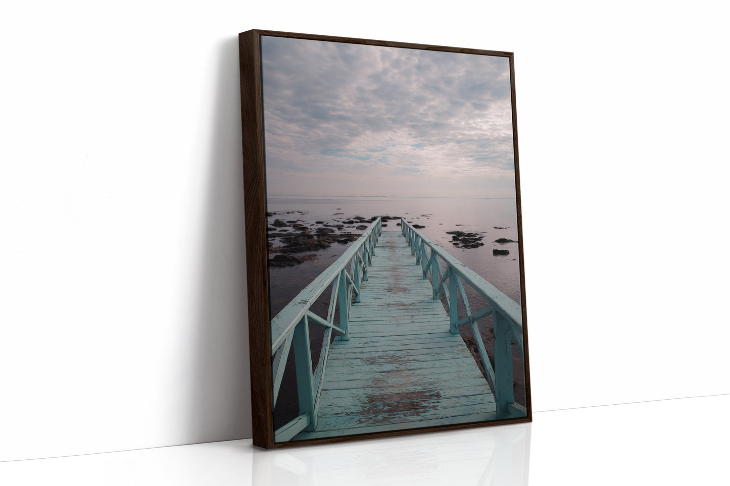 AL1854 - Premium Art Print - Brown Framed Canvas image 1