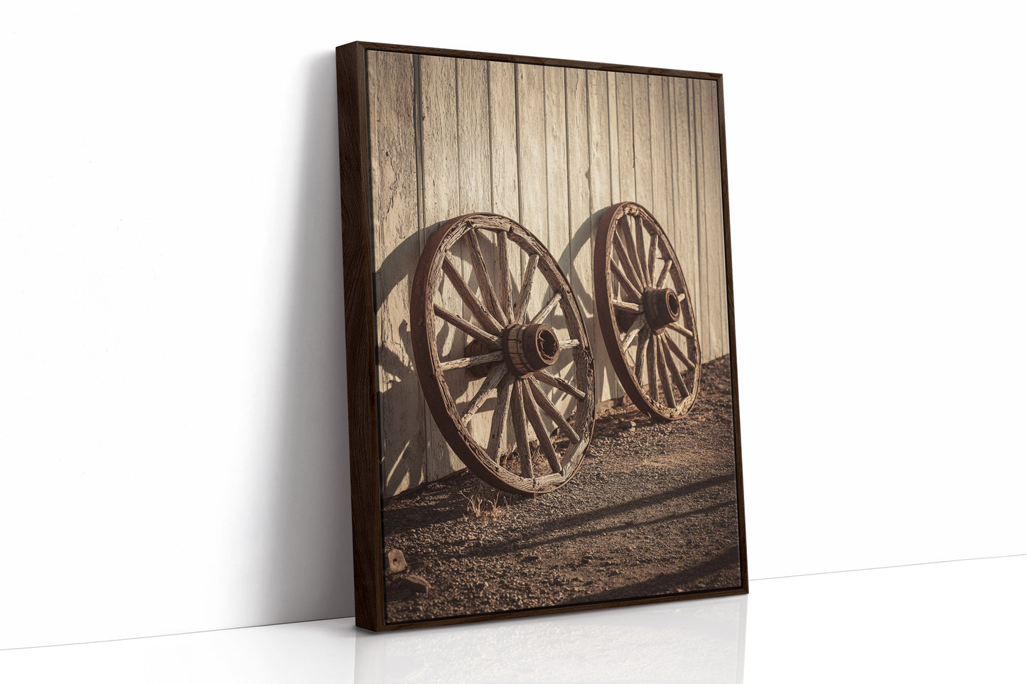 AL1819 - Premium Art Print - Brown Framed Canvas image 1