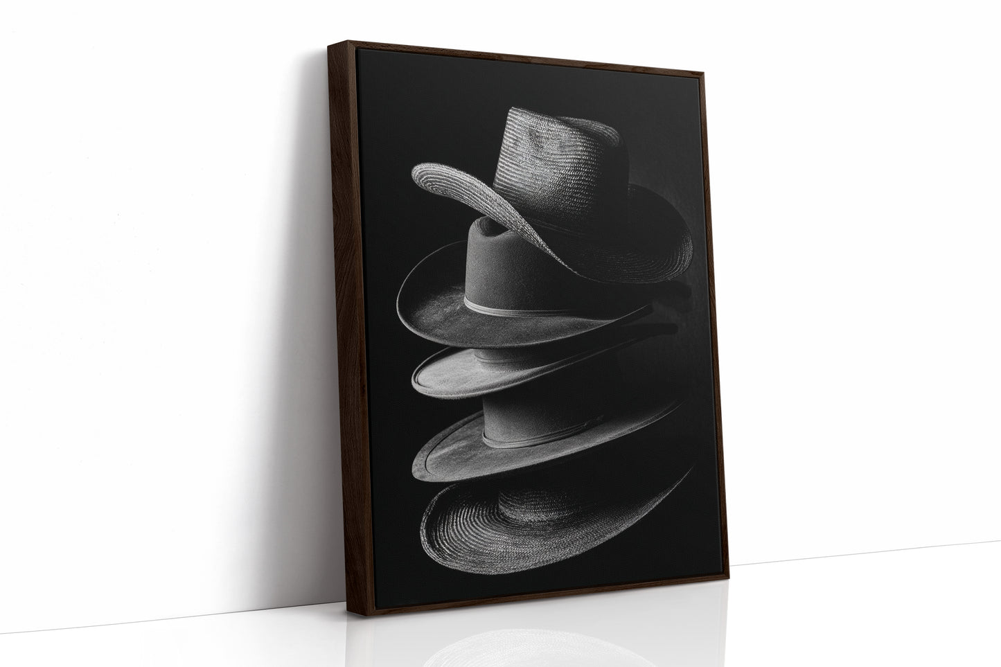 AL1824 - Premium Art Print - Brown Framed Canvas image 1