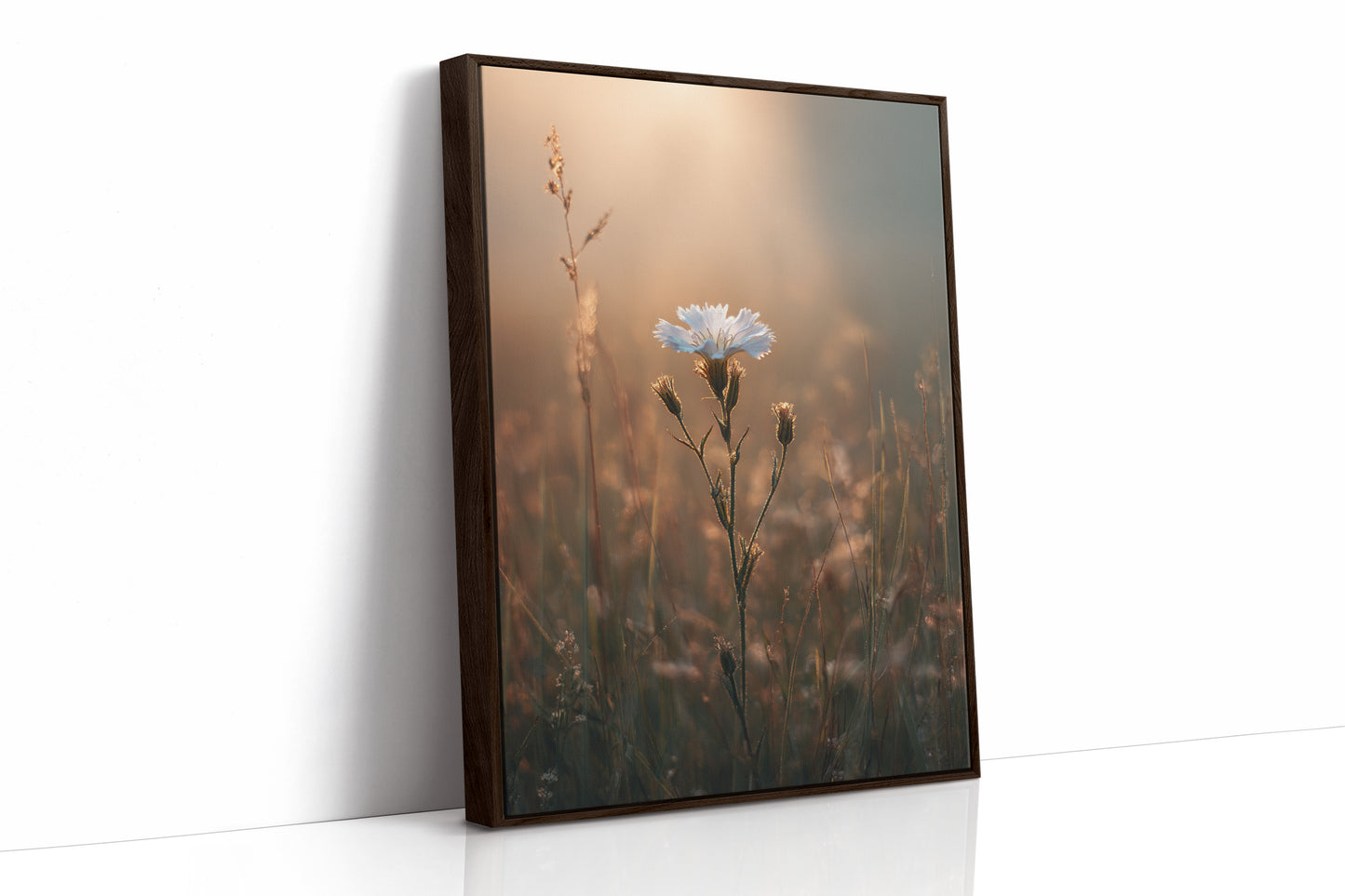AL1825 - Premium Art Print - Brown Framed Canvas image 1