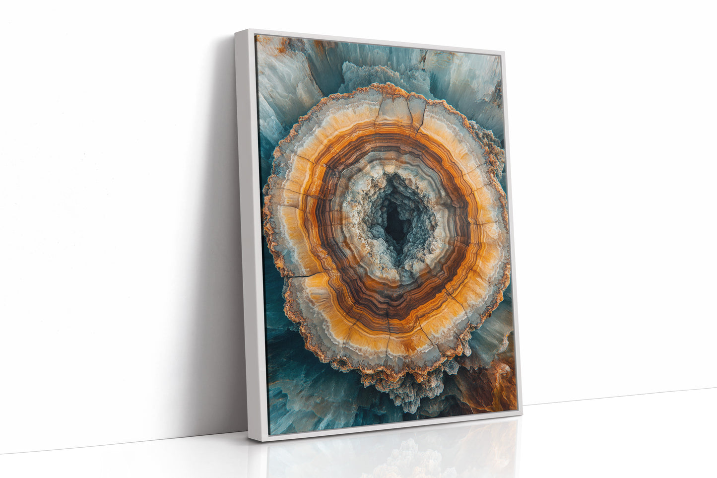 AL0014 - White Framed Canvas image 1