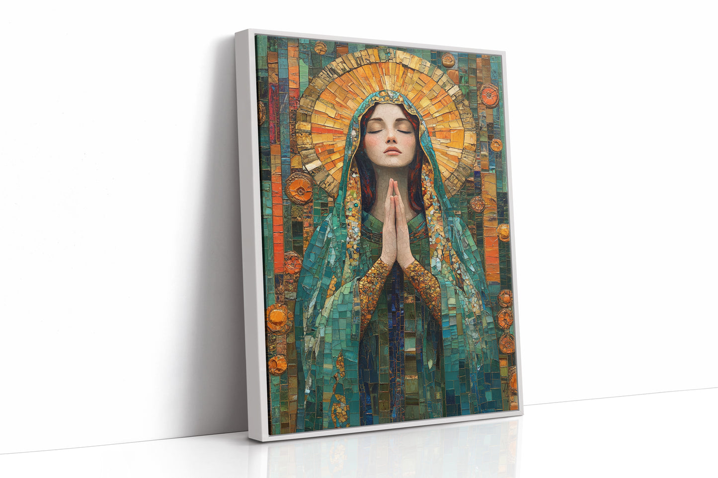 AL0030 - Premium Art Print - White Framed Canvas image 1