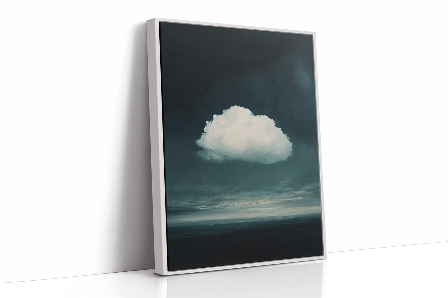 AL0042 - Premium Art Print - White Framed Canvas image 1