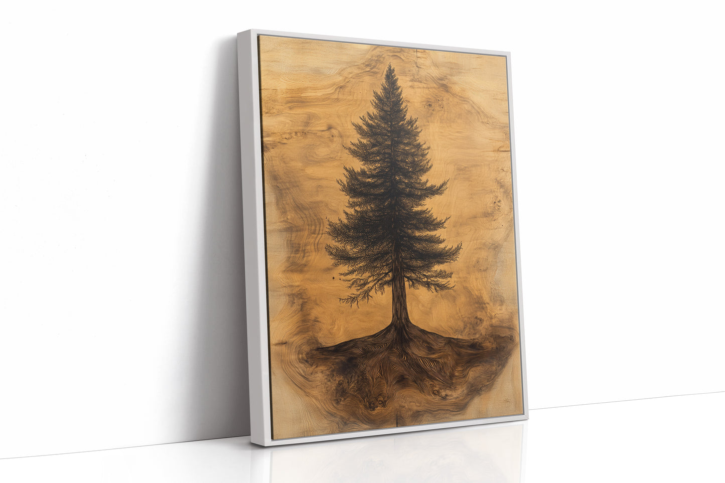 AL0065 - Premium Art Print - White Framed Canvas image 1
