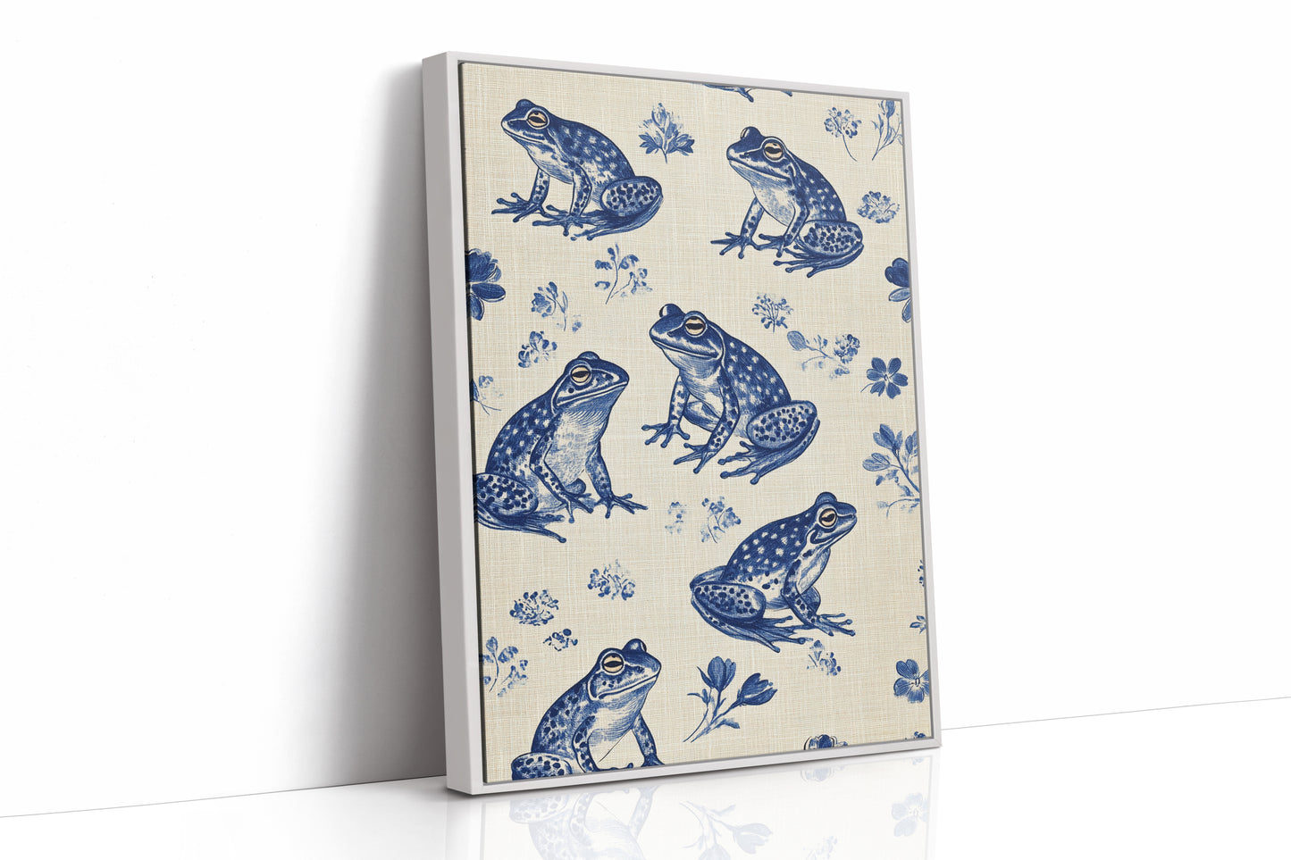 AL0226 - Premium Art Print - White Framed Canvas image 1