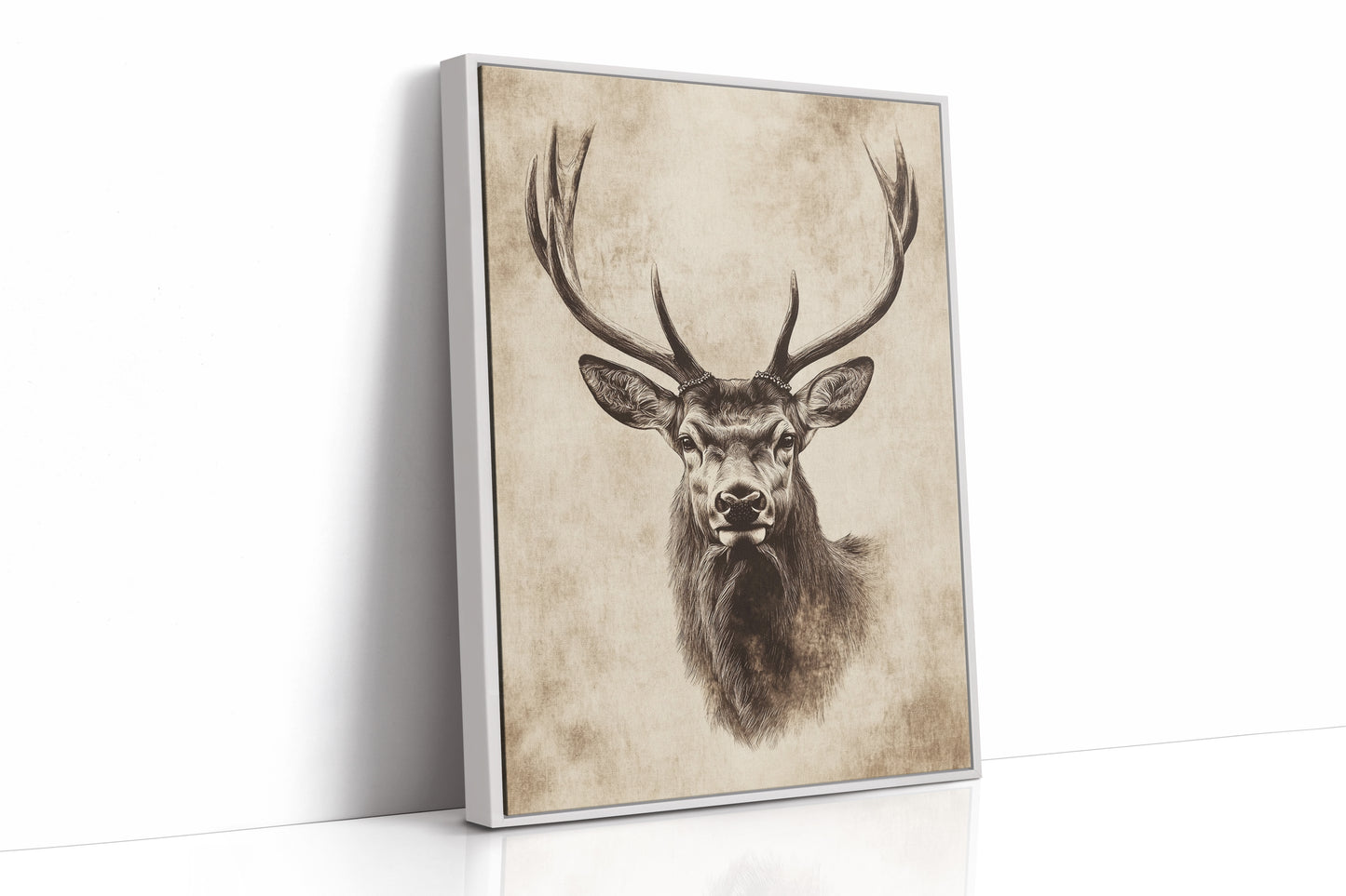 AL0236 - Premium Art Print - White Framed Canvas image 1