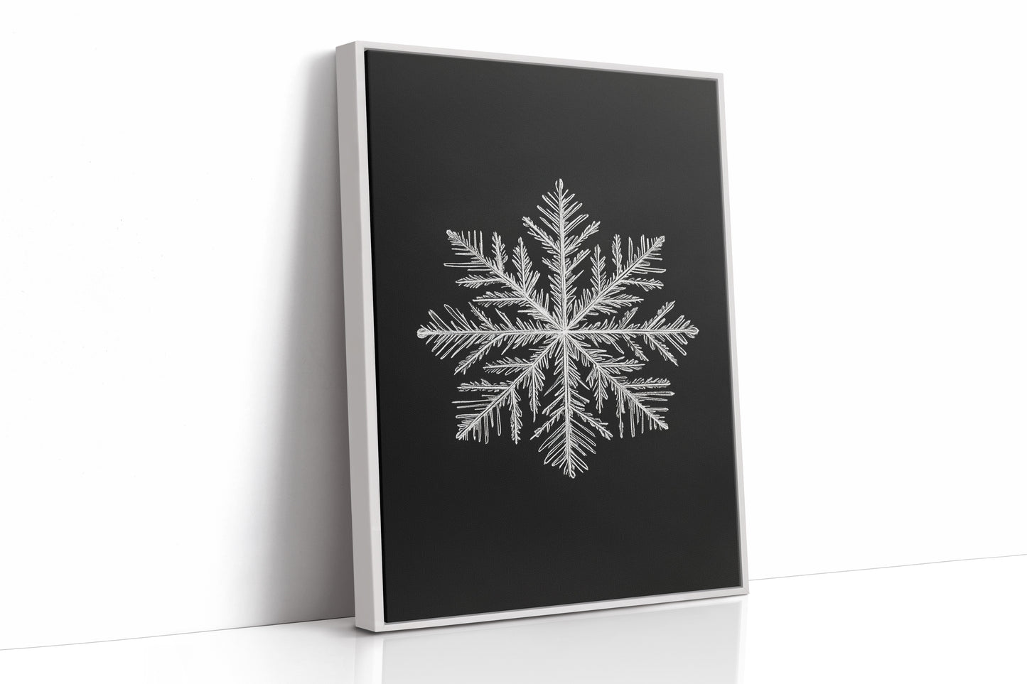 AL0268 - Premium Art Print - White Framed Canvas image 1