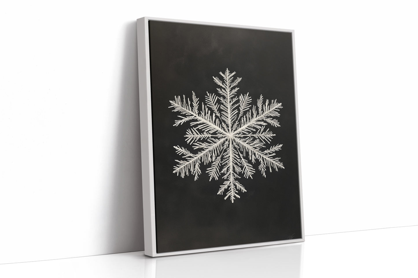 AL0269 - Premium Art Print - White Framed Canvas image 1