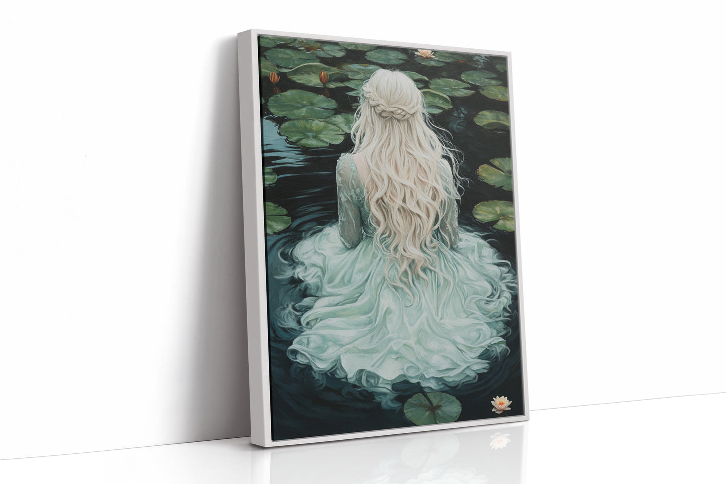 AL0301 - Premium Art Print - White Framed Canvas image 1