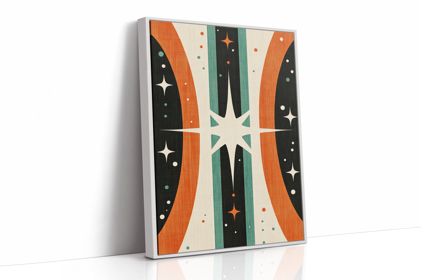 AL0734 - Premium Art Print - White Framed Canvas image 1