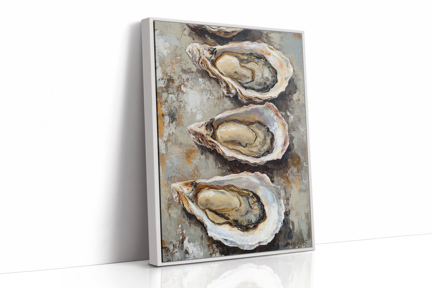 AL0735 - Premium Art Print - White Framed Canvas image 1