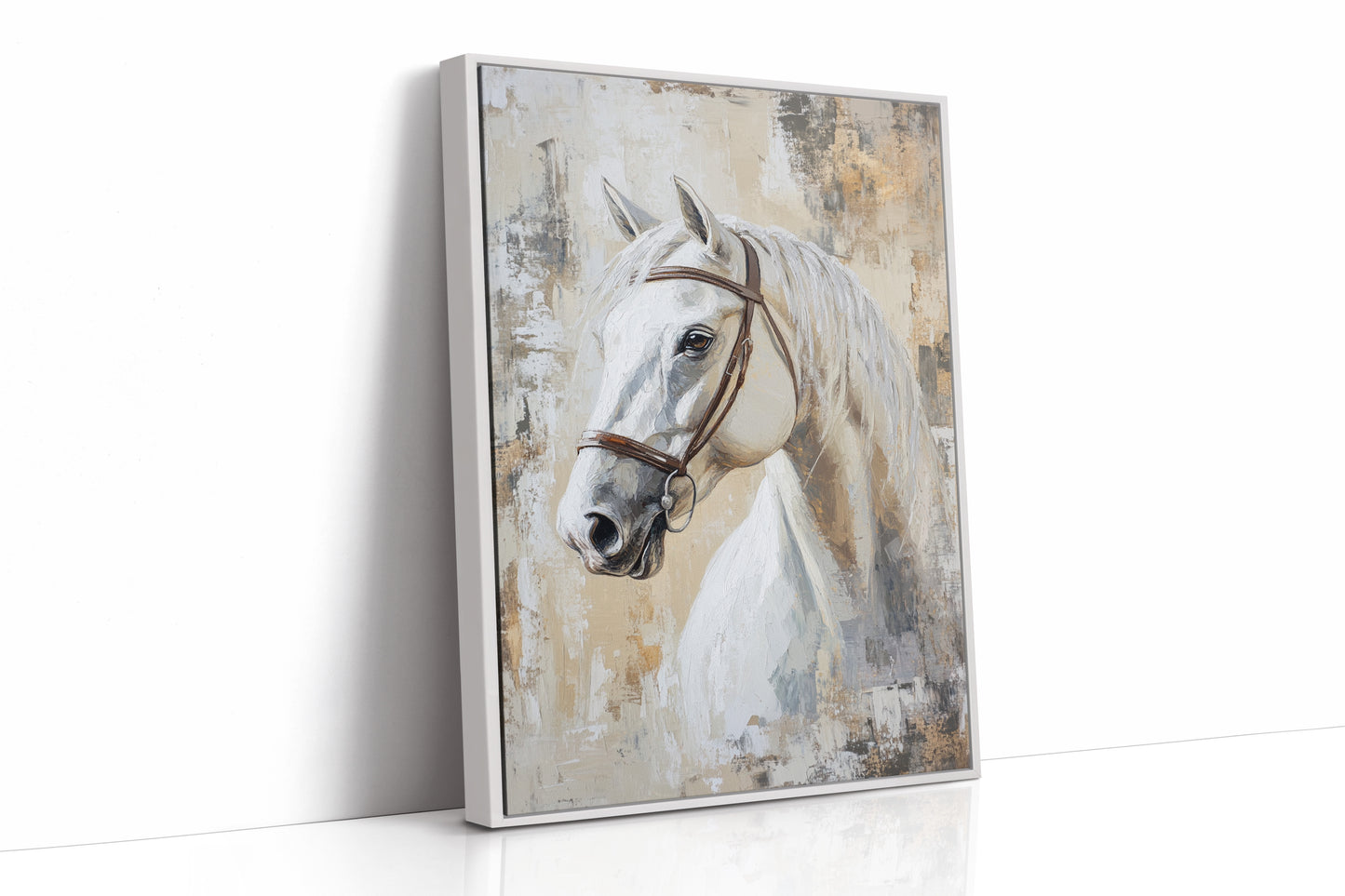 AL0764 - Premium Art Print - White Framed Canvas image 1