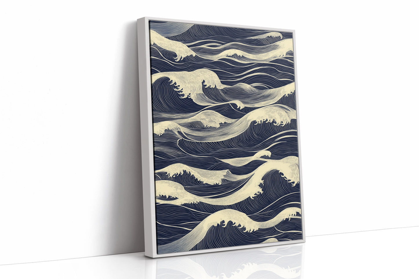 AL0784 - Premium Art Print - White Framed Canvas image 1