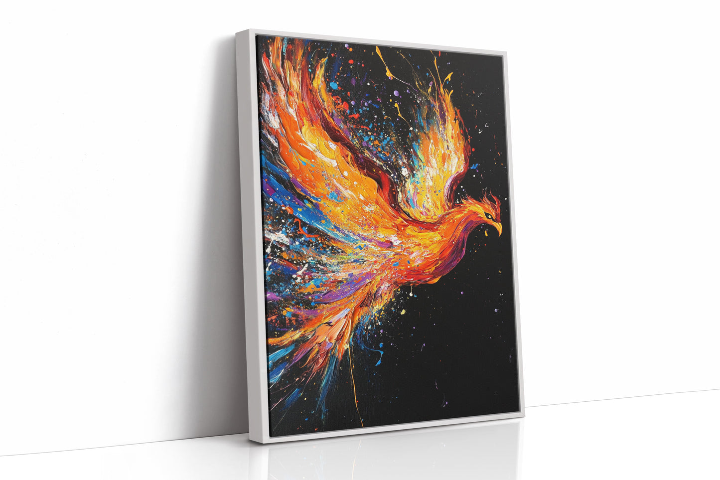 AL0786 - Premium Art Print - White Framed Canvas image 1