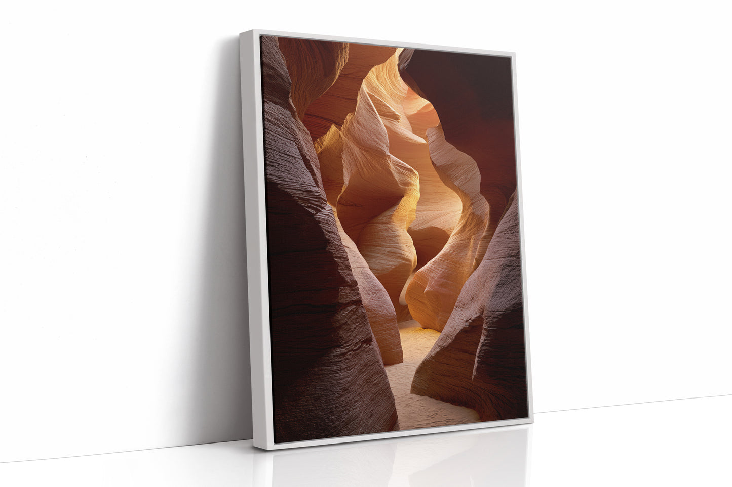 AL1886 - Premium Art Print - White Framed Canvas image 1