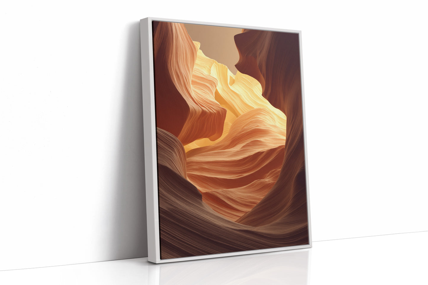 AL1881 - Premium Art Print - White Framed Canvas image 1