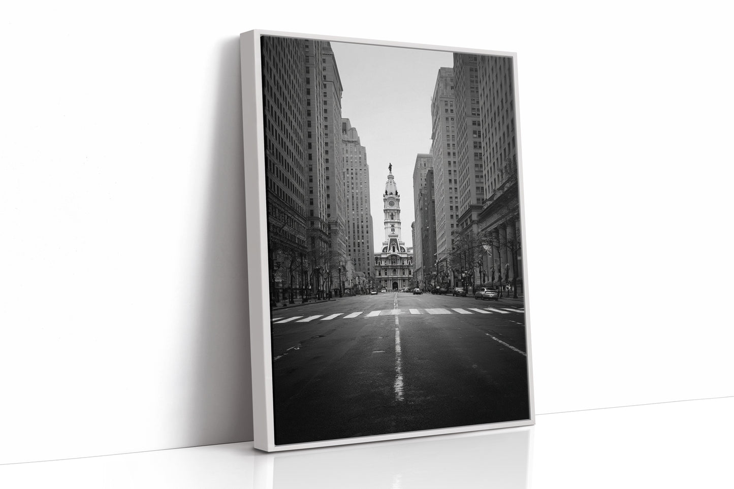 AL1884 - Premium Art Print - White Framed Canvas image 1