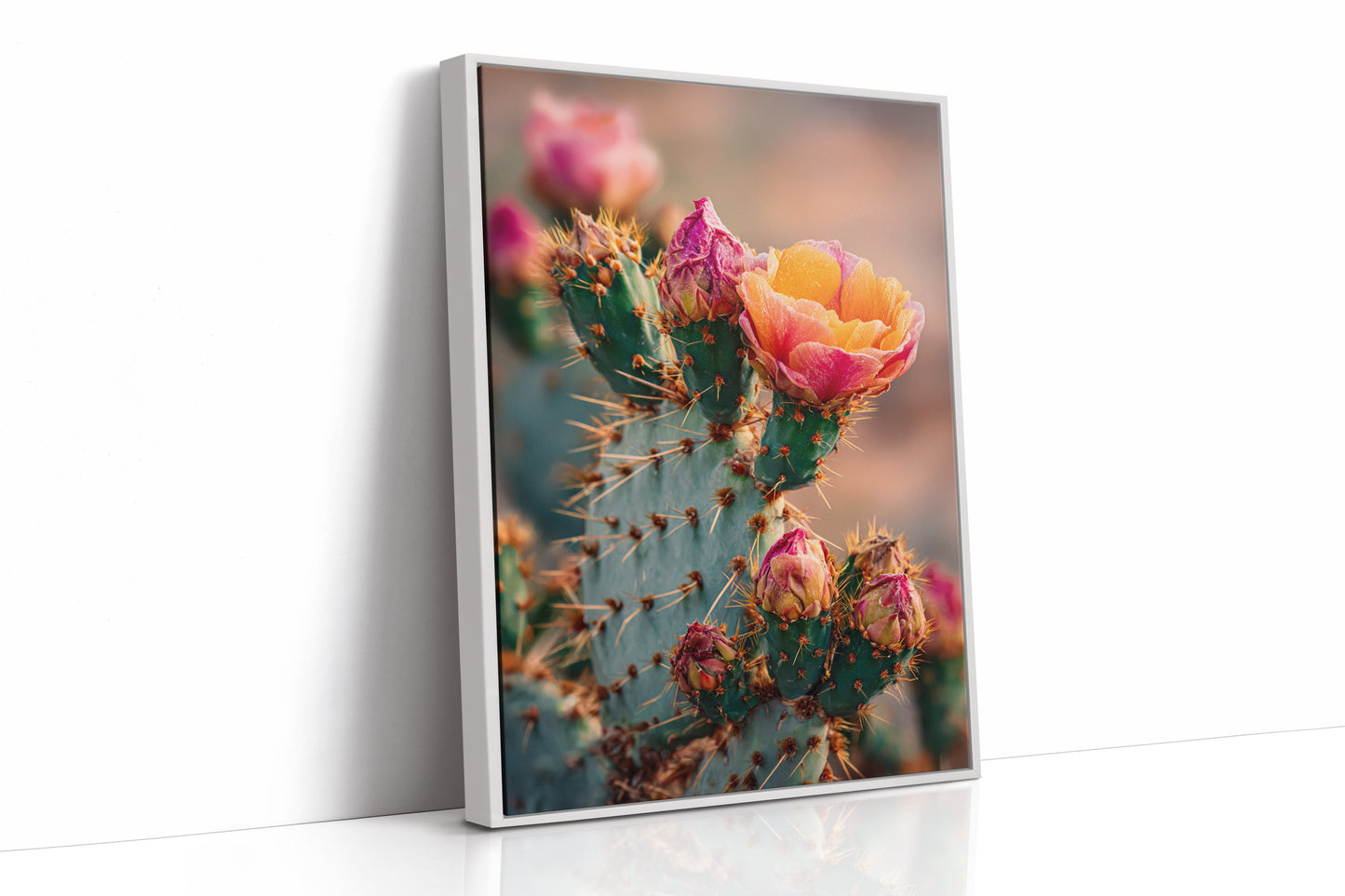 AL1830 - Premium Art Print - White Framed Canvas image 1