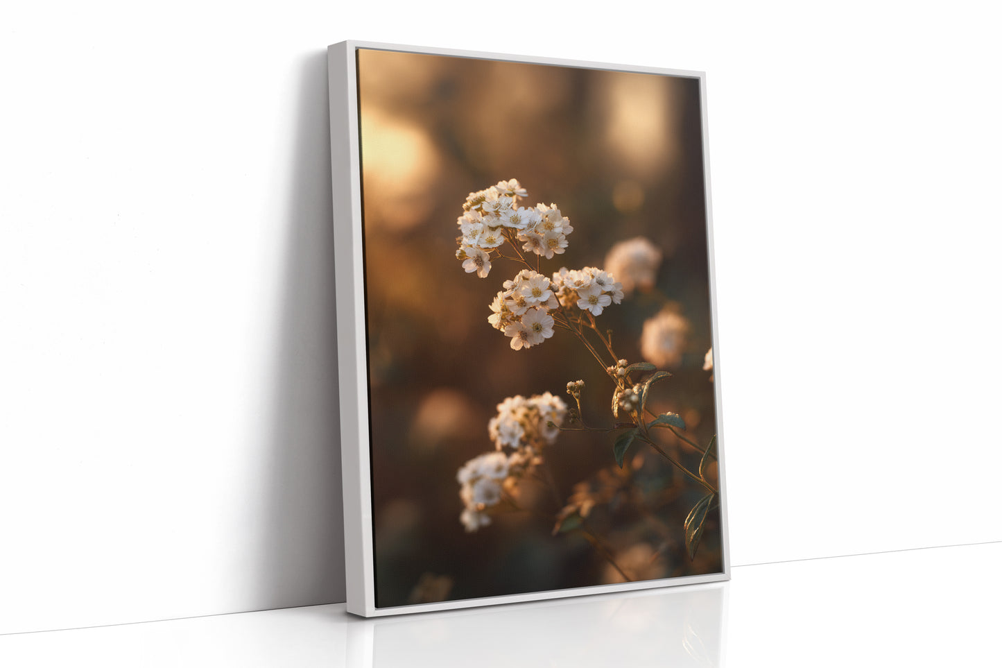 AL1836 - Premium Art Print - White Framed Canvas image 1