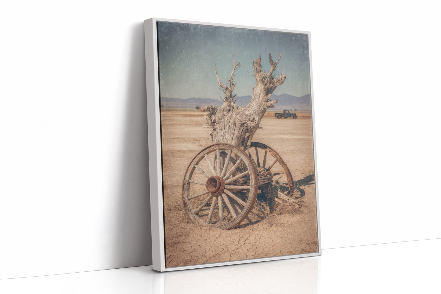 AL1822 - Premium Art Print - White Framed Canvas image 1