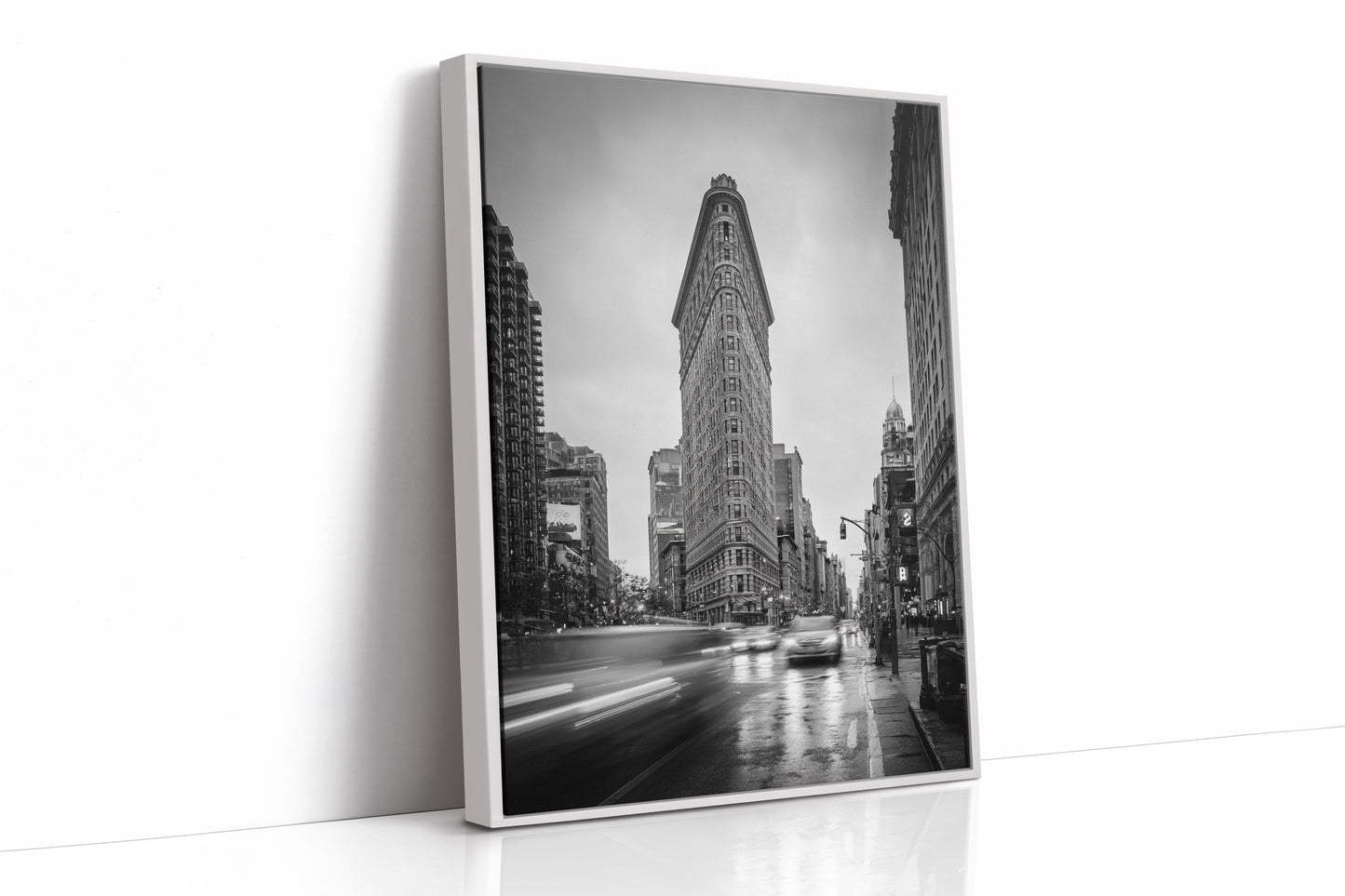 AL1826 - Premium Art Print - White Framed Canvas image 1