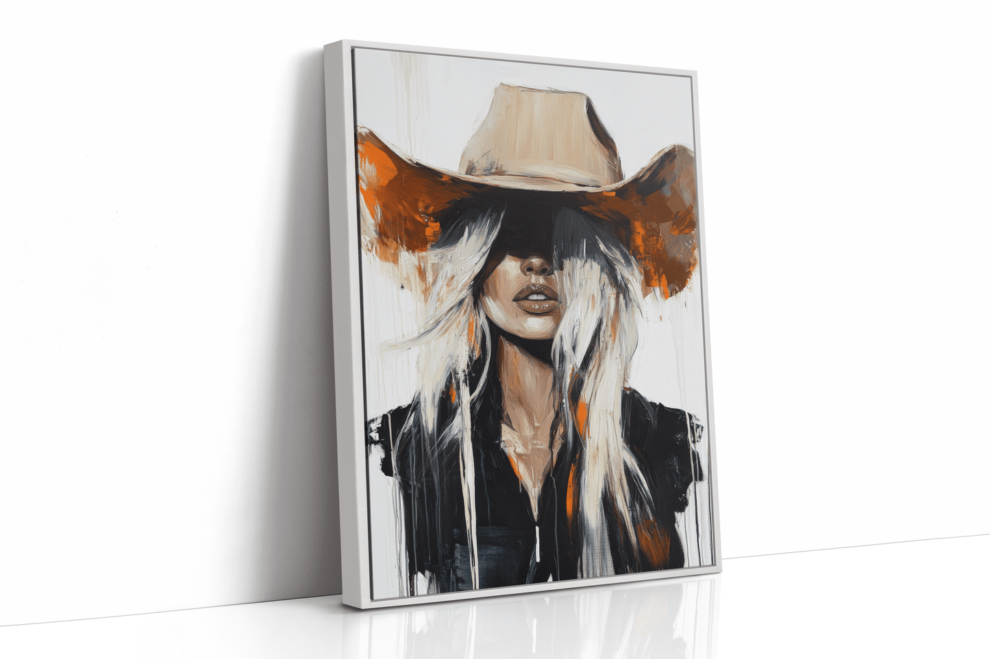 Western Edge - Bold & Fearless Cowboy Chic Canvas Art