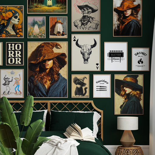 Western Gothic Gallery Wall Ideas - Moody Art Collection | Kooly