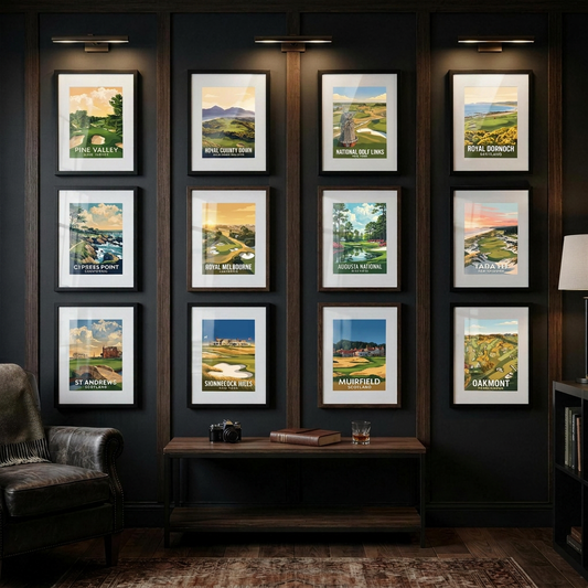 The 12 Greatest Golf Courses in the World, in Art