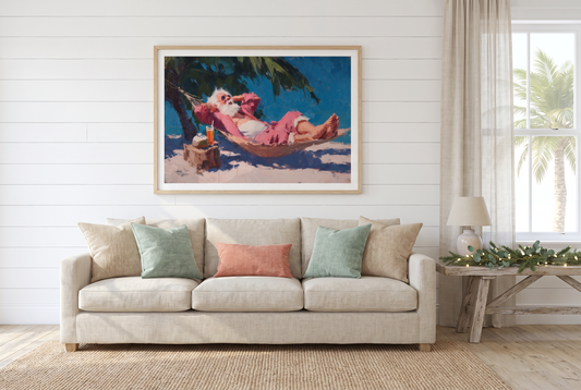 Coastal Christmas Wall Art: Holiday Decor for Homes Without Snow