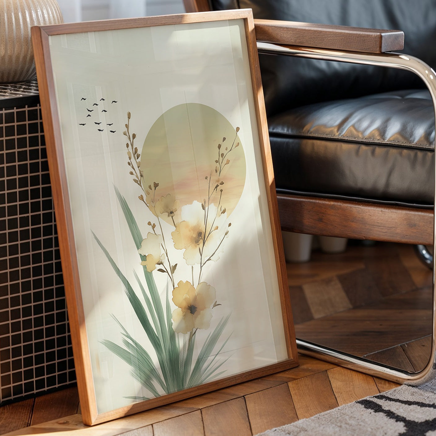 Golden Petals Chase Morning Light