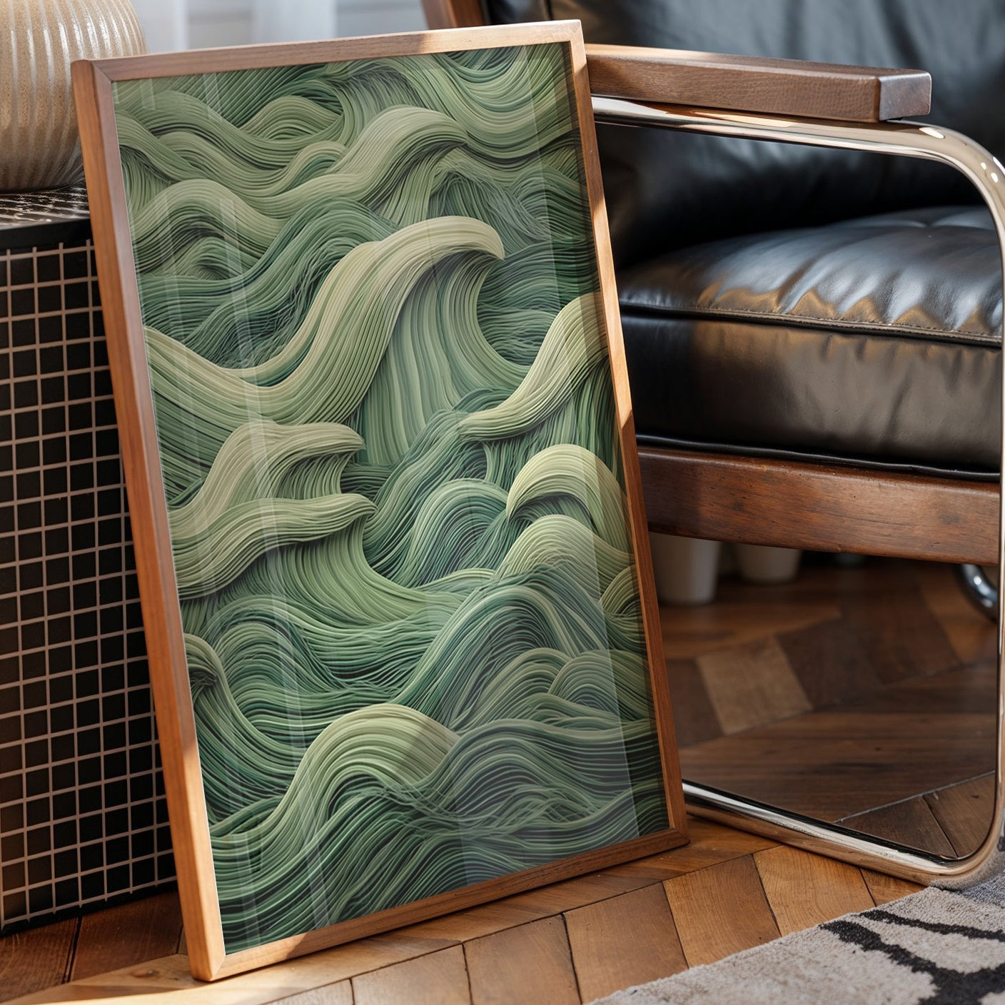 Emerald Waves Dance In Silence