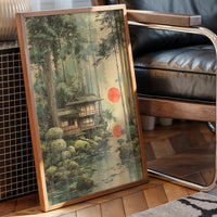 Forest Cabin Greets Twin Suns