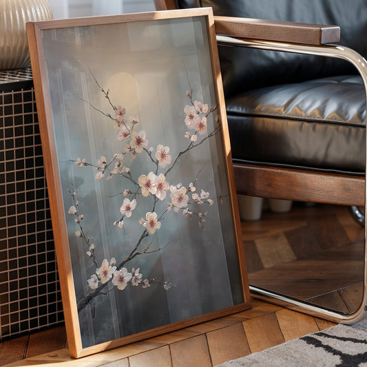 Cherry Blossoms Pierce Storm Clouds