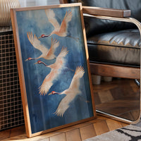 Dancing Cranes Paint The Sky