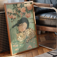 Peach Blossoms Guard Afternoon Dreams