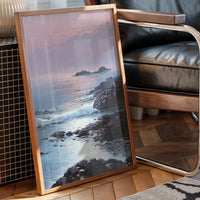 Ocean Rocks Dance At Dawn