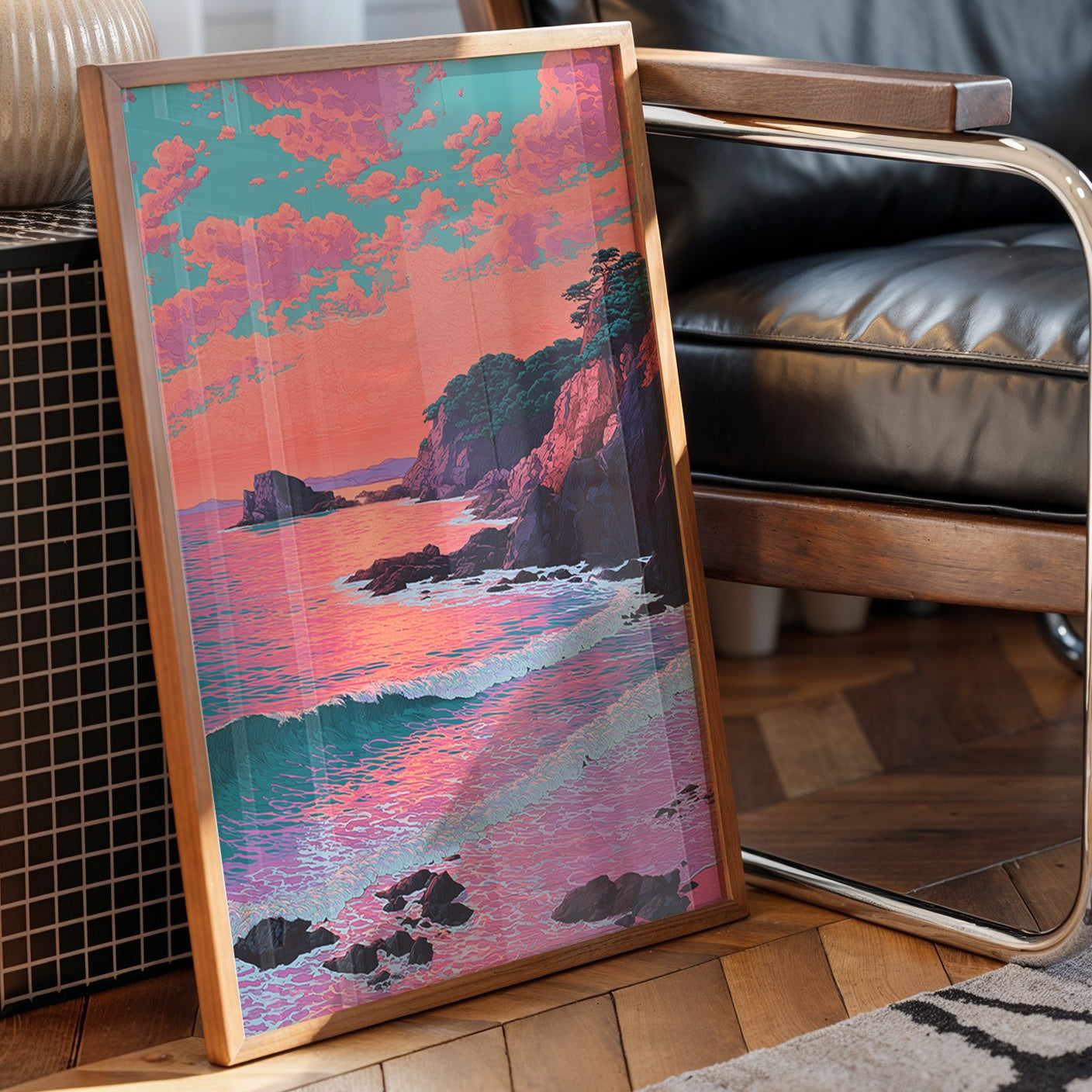 Coral Skies Paint Pacific Dreams