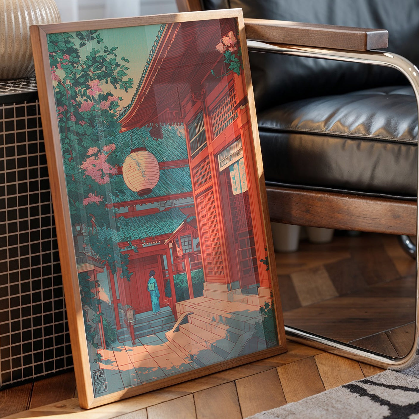 Lanterns Guide The Temple Path