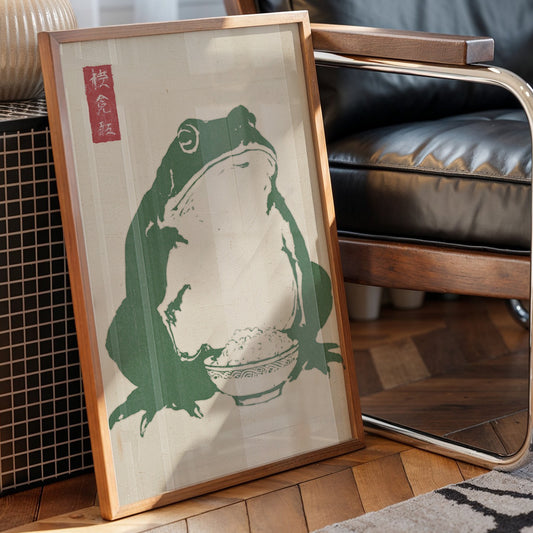 Wise Toad Serves Rice At Dawn